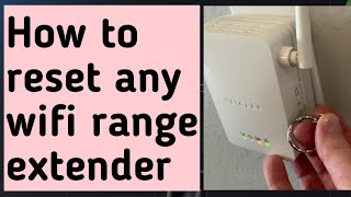 HOW TO RESET ANY WIFI EXTENDERREPEATER  LEARN RESET IN 5 SECS  DEVICESSETUP [upl. by Esinyt]