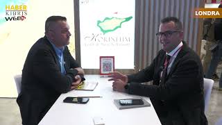 Korineum Golf amp Beach Resort Genel Müdürü Umut Gürtunç Londra WTM Fuarında açıklamalarda bulundu [upl. by Oguh]