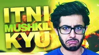 CARRYMINATI PLAYS GETTING OVER IT  ITNE MUSKIL KYU [upl. by Ahsoyek]