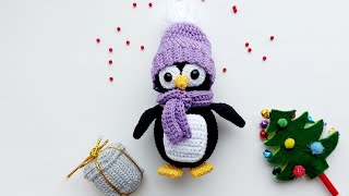 Croșetăm pinguin Tutorial Crocheted amigurumi penguin pattern [upl. by Jeanne582]