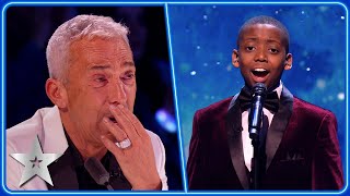 13yearold Malakai Bayohs HEAVENLY voice will move you to tears  SemiFinals  BGT 2023 [upl. by Narut543]