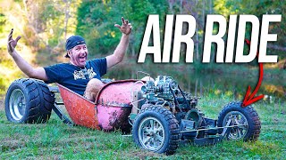 Supercharged 4 Cylinder Wheel Barrow gets Air Bag Suspension [upl. by Ashton]