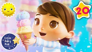 Ice Cream Song  Many More  Nursery Rhymes  Little Baby Morning [upl. by Marlee838]