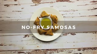 No Fry Samosas  Instant Pot Air Fryer Lid Recipes  Healthy  Potatoes amp Peas Samosa [upl. by Atilamrac351]