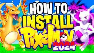 HOW TO INSTALL PIXELMON IN 2024 Minecraft 1165 Pokémon Mod [upl. by Thissa]