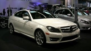 2012 MercedesBenz C350 Coupe Exterior and Interior at 2012 Montreal Auto Show [upl. by Ades]