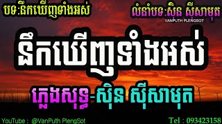 នឹកឃើញទាំងអស់ ស៊ីន ស៊ីសាមុត ភ្លេងសុទ្ធ Karaoke  Plengsot Cover ថ្មី  VAN PUTH PLENGSOT [upl. by Odom972]