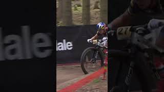 Theres attacking the descent and theres what Evie Richards is doing in Nova Mesto mtbworldcup [upl. by Raffaello]