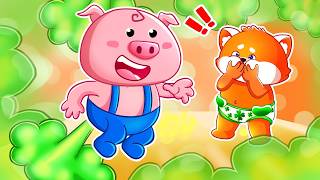 Fart Friends  Funny Pig Poot Song  MORE Nursery Rhymes amp Kids Song ★ By Red Panda Zee Zee [upl. by Cathy661]