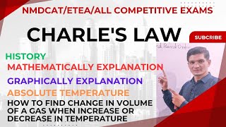 119 CHARLEs law of gases absolute temperature chemistry mcqs for MDCAT ETEA amp Competitive exams [upl. by Camus168]