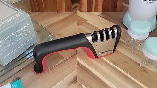 Mueller 4 Stage Manual Knife Sharpener Review [upl. by Schell]