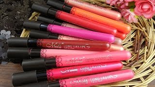 LIP GLOSS MN MENOW GENERATION II 38 Colors  MeNow Long Lasting Lipgloss [upl. by Mikey727]