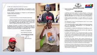 Détention « arbitraire » d’Oumar Sylla alias Foniké Mènguè et Mamadou Billo Bah Le Barreau de Guine [upl. by Lanita]