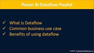 2 Introduction to Dataflow in Power BI [upl. by Miett]