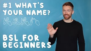 BSL for Beginners 1 Whats your name [upl. by Salene]