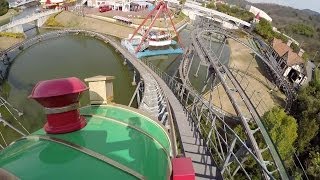 Vivace Mine Train Roller Coaster POV New Reoma World Japan [upl. by Aloisia]