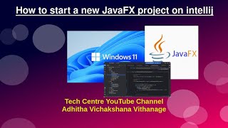 How to start a new javafx project on intellij [upl. by Wilser]