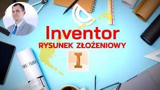 INVENTOR  Rysunek złożeniwy  tutorial [upl. by Oballa]