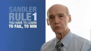 Sales Tips Sandler Rule 1 You Have to Learn to Fail to Win [upl. by Eenerb]