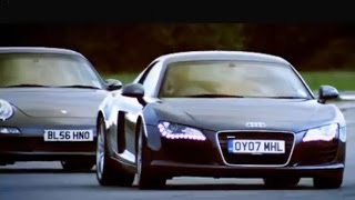 Audi R8 vs Porsche 911 Carrera  Top Gear  BBC [upl. by Astera]