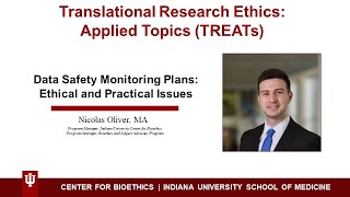 TREATS Data Safety Monitoring Plans Ethical and Practical Issues [upl. by Amled]