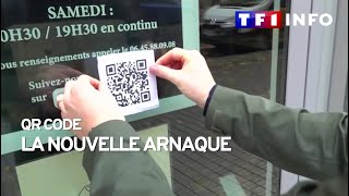 QR code  la nouvelle arnaque pour récupérer des coordonnées bancaires [upl. by Alby451]