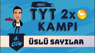 Üslü Sayılar I TYT 2x Kampı  Hızlı I yks2023 [upl. by Anipsed]