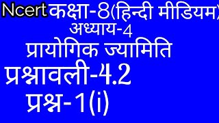 Class 8 maths chapter 4 exercise 42 question 1 in hindi [upl. by Lail]