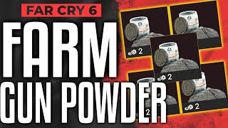 Far Cry 6 UNLIMITED GUN POWDER  How to Farm Gun Powder Guide [upl. by Roderick]