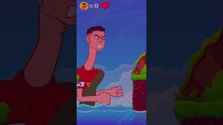 Ronaldo and Messi in an arcade game رونالدو وميسي في لعبة أركيد [upl. by Nodrog889]