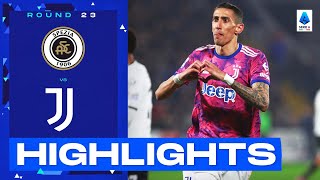 SpeziaJuventus 02  Di Maria seals Juve win with great goal Goals amp Highlights  Serie A 202223 [upl. by Pippy]