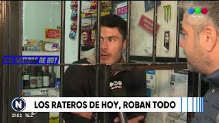 Los rateros de hoy roban todo en Rosario  Telefe Rosario [upl. by Eelanej714]