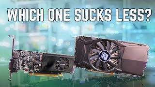 CHEAP GPU COMPARISON  RX 550 vs GT 1030 [upl. by Sewell]