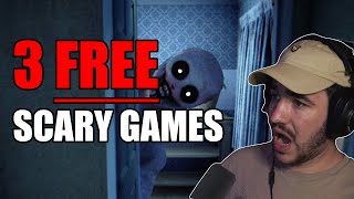 3 FREE Scary Games [upl. by Aelhsa197]