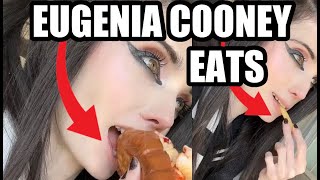 EUGENIA COONEY EATING FULL MEAL [upl. by Nalehp]