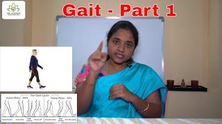 Gait part1 English  Sri Aahana Physiotherapy Academy [upl. by Arlana]