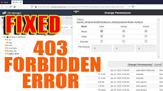 How to Fix The 403 Forbidden Error Step by Step ☑️ [upl. by Hanschen]