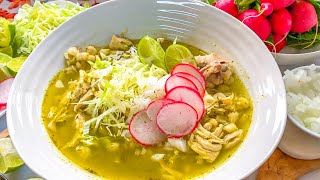 Pozole Verde de Pollo  Felices Fiestas Patrias 🇲🇽 Sorprende a tus seres queridos ¡les fascinará [upl. by Ylsel]