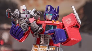 Blokees Transformers Galaxy Version Mini size 6cm MegatronOptimus Prime [upl. by Gnivri]