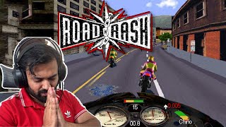 ROAD RASH Gameplay  Kick Fight  Rank 1 roadrash gaming [upl. by Nivled]