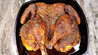 Best Ever Oven Baked Chicken How To Bake A Whole Chicken Easy [upl. by Phaidra]