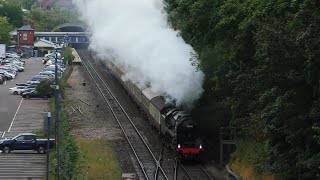 70000 Britannia Steam Dreams to Bath Spa 22nd August 2024 [upl. by Anetsirk]