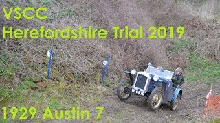 VSCC Herefordshire Trial 2019  Austin Seven [upl. by Schurman774]