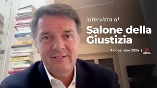 Matteo Renzi ospite del Salone della Giustizia  07112024 [upl. by Garv]