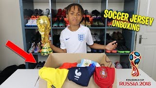 MASSIVE Ronaldo Neymar Messi World Cup Soccer Jersey Unboxing [upl. by Rayner64]