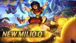 NEW MILIO Q EFFECT  League of Legends [upl. by Ellynad]