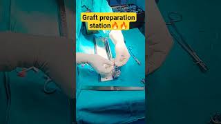 Graft Preparation Station🔥 ACL Ligament Graft☑️ [upl. by Pengelly]