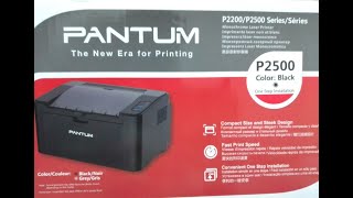 Unboxing PANTUM Black and White Laser Printer P2200P2500 Series [upl. by Theone]