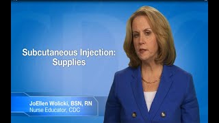 Subcutaneous SC or Subcut Injection Supplies [upl. by Hardin]