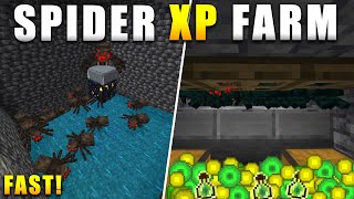 Easy Spider amp Cave Spider XP Farm  Minecraft 120 Java amp Bedrock McpeXboxPs4Nintendo switchPc [upl. by Theo]